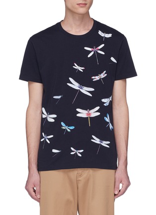 Main View - Click To Enlarge - VALENTINO GARAVANI - Dragonfly print T-shirt
