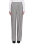 Main View - Click To Enlarge - CALVIN KLEIN 205W39NYC - Stripe outseam houndstooth check plaid virgin wool pants