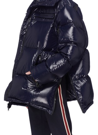 Detail View - Click To Enlarge - CALVIN KLEIN 205W39NYC - Zip outseam oversized down puffer jacket