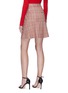Back View - Click To Enlarge - CALVIN KLEIN 205W39NYC - Glen plaid wool mini skirt