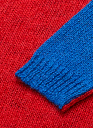  - CALVIN KLEIN 205W39NYC - Colourblock alpaca-mohair sweater