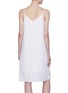 Back View - Click To Enlarge - CALVIN KLEIN 205W39NYC - Chantilly lace trim slip dress