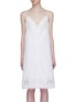 Main View - Click To Enlarge - CALVIN KLEIN 205W39NYC - Chantilly lace trim slip dress