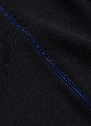  - CALVIN KLEIN 205W39NYC - Logo embroidered virgin wool turtleneck dress
