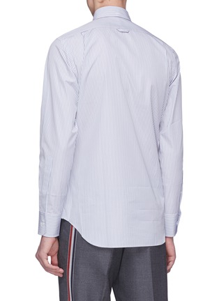Back View - Click To Enlarge - THOM BROWNE  - Stripe shirt