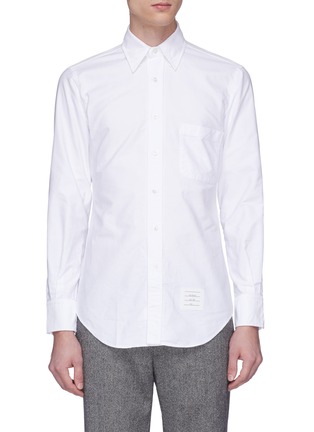 Main View - Click To Enlarge - THOM BROWNE  - Stripe Oxford shirt