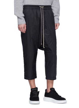 rick owens drop crotch joggers