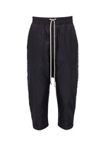 RICK OWENS | Drop crotch padded cropped jogging pants | Men | Lane
