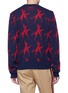Back View - Click To Enlarge - CALVIN KLEIN 205W39NYC - 'Knives' intarsia wool-alpaca sweater