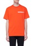 Main View - Click To Enlarge - CALVIN KLEIN 205W39NYC - Slogan embroidered T-shirt