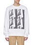 Main View - Click To Enlarge - CALVIN KLEIN 205W39NYC - 'American Flags and Buildings' print sweatshirt