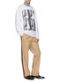 Figure View - Click To Enlarge - CALVIN KLEIN 205W39NYC - 'American Flags and Buildings' print sweatshirt