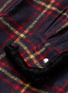  - CALVIN KLEIN 205W39NYC - Faux shearling lined tartan plaid flannel shirt jacket