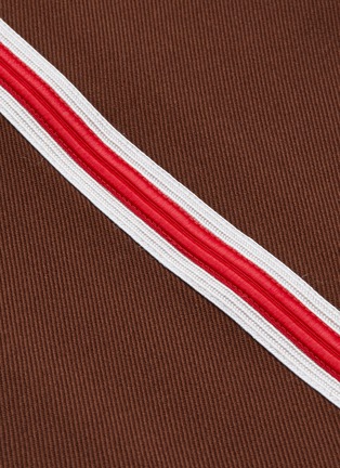  - CALVIN KLEIN 205W39NYC - 'Uniform' stripe outseam virgin wool twill pants