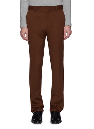 Main View - Click To Enlarge - CALVIN KLEIN 205W39NYC - 'Uniform' stripe outseam virgin wool twill pants