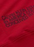  - CALVIN KLEIN 205W39NYC - Slogan embroidered oversized hoodie