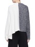 Back View - Click To Enlarge - MRZ - Staggered hem patchwork sweater