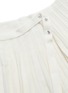  - MRZ - Belted pleated virgin wool drape skirt