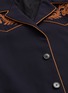  - DRIES VAN NOTEN - 'Vetiver' leaf embroidered shirt jacket