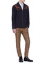 Figure View - Click To Enlarge - DRIES VAN NOTEN - 'Vetiver' leaf embroidered shirt jacket