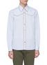 Main View - Click To Enlarge - DRIES VAN NOTEN - 'Crudo' contrast piping shirt
