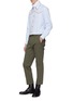Figure View - Click To Enlarge - DRIES VAN NOTEN - 'Crudo' contrast piping shirt