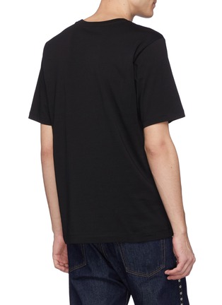 Back View - Click To Enlarge - DRIES VAN NOTEN - 'Hab' butterfly eye print T-shirt