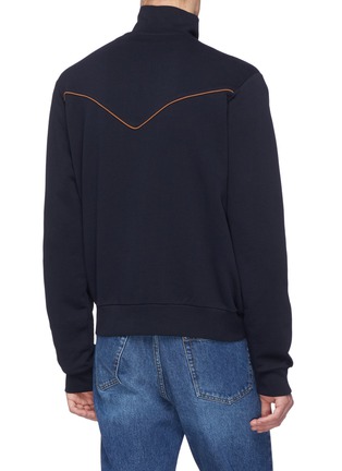 Back View - Click To Enlarge - DRIES VAN NOTEN - 'Hallmar' contrast piping track jacket
