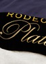  - ALEXANDER WANG - 'Platinum' slogan embroidered colourblock long sleeve polo shirt