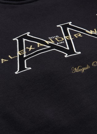  - ALEXANDER WANG - Logo embroidered sweatshirt