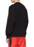 Back View - Click To Enlarge - ALEXANDER WANG - Credit card textured print sweatshirt