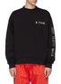 Main View - Click To Enlarge - ALEXANDER WANG - Credit card textured print sweatshirt