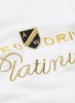  - ALEXANDER WANG - 'Platinum' slogan embroidered T-shirt