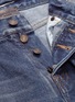  - SAINT LAURENT - Paint splatter slim fit jeans