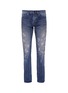 Main View - Click To Enlarge - SAINT LAURENT - Paint splatter slim fit jeans