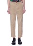 Main View - Click To Enlarge - GUCCI - Logo embroidered corduroy chinos