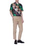 Figure View - Click To Enlarge - GUCCI - Logo embroidered corduroy chinos