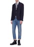 Figure View - Click To Enlarge - GUCCI - Mix motif embroidered collar shirt