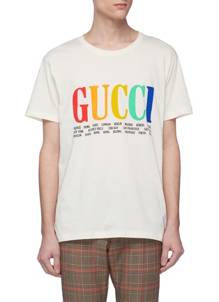 Main View - Click To Enlarge - GUCCI - 'Gucci Cities' print T-shirt