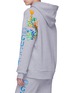 Back View - Click To Enlarge - GUCCI - Dragon embroidered logo print hoodie