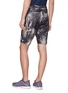 Back View - Click To Enlarge - DYNE - 'Pisano' tie-dye effect shorts