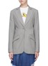 Main View - Click To Enlarge - 74017 - Wool-blend houndstooth blazer
