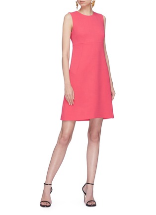 Figure View - Click To Enlarge - - - Wool crepe dress