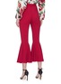 Back View - Click To Enlarge - - - Ruffle trumpet cuff cady pants