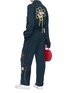 Figure View - Click To Enlarge - MIRA MIKATI - Belted floral appliqué jumpsuit