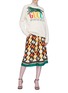 Figure View - Click To Enlarge - GUCCI - 'Gucci Cities' sequin tiger appliqué oversized sweatshirt