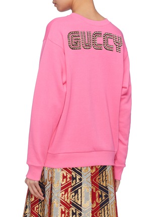 Back View - Click To Enlarge - GUCCI - 'Maison de l'Amour' Bosco and Orso print oversized sweatshirt