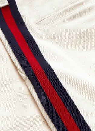  - GUCCI - Web stripe outseam shorts