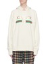 Main View - Click To Enlarge - GUCCI - King Charles spaniel appliqué oversized hoodie