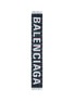 Main View - Click To Enlarge - BALENCIAGA - Logo tartan plaid wool scarf